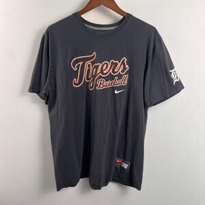 Nike Detroit Tigers Baseball Short sleeve T-shirt gray Men’s Team Nike Size XL